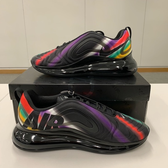 NEW Nike Air Max 720 ‘Neon Streaks’ Men’s Sneakers - Picture 3 of 7